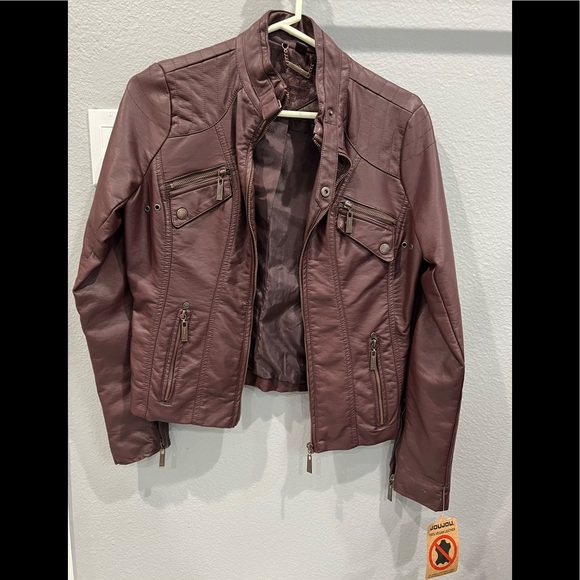 Jou Jou Jackets & Blazers - Jou Jou Faux Leather Jacket